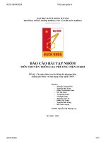 Các giao thức truyền thông đa phương tiện, chồng giao thức và ứng dụng công nghệ VOIP