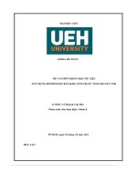 Đề tài môn khoa học dữ liệuxây dựng mô hình dự báo khả năng bị tử vong do suy tim