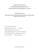 Chuyên đề thực tập: Hoàn thiện công tác quản lý thị trường nhà chung cư trên địa bàn quận Hoàng Mai, thành phố Hà Nội