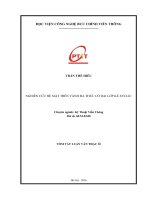 Nghiên cứu hệ mật trên vành đa thức có hai lớp kề xyclic