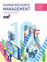 Book  human resource management strategy and practice (nankervis, a baird, m coffey, j shields, j)