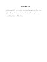 Giả định các anhchị là nhân viên rd của một doanh nghiệp sx thực phẩm  doanh nghiệp có kế hoạch phát triển một sản phẩm mới hoặc một dòng sản phẩm mới  giao cho anhchị thực hiện dự án ptsp mới này