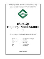 Báo cáo thực tập nghề nghiệp 1 tên đơn vị công ty cổ phần bưu chính vts việt nam