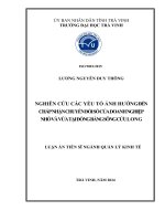 Nghiên cứu các yếu tố ảnh hưởng đến chấp nhận chuyển đổi số của doanh nghiệp nhỏ và vừa tại Đồng bằng Sông Cửu Long