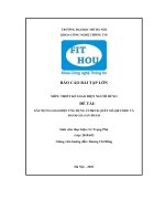 Đề tài xây dựng giao diện ứng dụng ucheck quét mã qr code và đánh giá sản phẩm