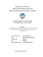 Chuyên đề thực tập tốt nghiệp: Phân tích lập dự toán và quyết toán chi thường xuyên ngân sách nhà nước trên dia bàn huyện Van Lâm, tỉnh Hưng Yên