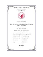 Báo cáo thực tập công ty cổ phần kiến trợ tạo thành công  hạnh phúc sản phẩm thực tập sự kiện “ngày hội thống nhất”