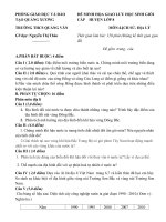 Nộp đề thi hsg môn ls đl 8 quảng văn