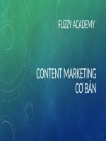 Bài Giảng Content Marketing Cơ Bản - Content Quảng Cáo