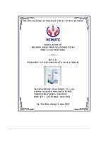 Đề tài tìm hiểu về sản phẩm sữa dalatmilk