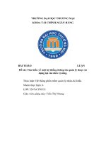 Đề Tài Tìm Hiểu Về Một Hệ Thống Thông Tin Quản Lý Được Sử Dụng Tại Các Đơn Vị Công..pdf