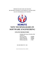 New technologies in software engineering online bookstore