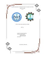 Đồ án tính toán thiết kế cơ khí