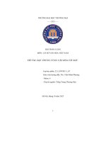 Bài Thảo Luận  Cơ Sở Văn Hóa Việt Nam Đề Tài Đặc Trưng Vùng Văn Hóa Tây Bắc.pdf