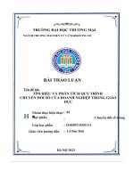 Tìm Hiểu Và Phân Tích Quy Trình Chuyển Đổi Số Của Doanh Nghiệp Trong Giáo Dục.pdf