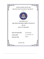 Bài Thảo Luận  Hệ Thống Thông Tin Quản Lí Đề Tài Quản Lý Nhà Hàng.pdf