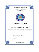 Subject  Business English 1.2 Topic  Factors To Be Taken Into Consideration When Making Packaging Decisions.pdf