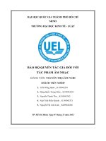 Bảo hộ quyền tác giả đối với tác phẩm âm nhạc
