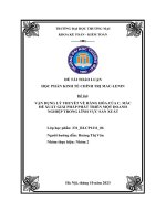 Đề Tài Thảo Luận  Vận Dụng Lý Thuyết Về Hàng Hóa Của C. Mác Đề Xuất Giải Pháp Phát Triển Một Doanh Nghiệp Trong Lĩnh Vực Sản Xuất.pdf