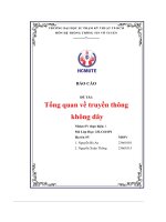 Đề tài tổng quan về truyền thông không dây