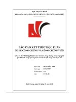 Chuyên đề “giá trị pháp lý của văn bản công chứng trong việc giải quyết tranh chấp tại cơ quan xét xử từ một ví dụ trên thực tế