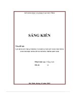 Vận dụng kỷ thuật phỏng vấn rèn luyện kỹ năng nói tiếng anh cho học sinh lớp 10 chương trình gdpt 2018