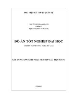 Đồ án xây dựng app nghe nhạc kết hợp các tiện ích ai