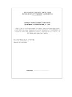 The name of construction  factors affecting the decision working part time jobs of students from hcmc university of technologyand education