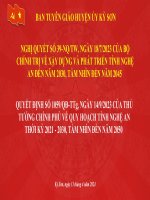 Bài giảng  Nghị quyết số 39  tw về tỉnh nghệ an và quy hoạch tỉnh nghệ an