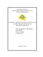 Vận dung lý thuyết và các quy luật tâm lý vào cải tiến web bán truyện tranh