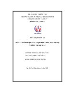 Tiểu luận cuối kỳ đề tài giới thiệu các loại máy vmm, máy đo độ nhám , thước cặp