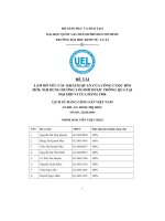 Làm rõ yêu cầu khách quan của công cuộc đổimới  nội dung đường lối mới được thông qua tạiđại hội vi của đảng 1986
