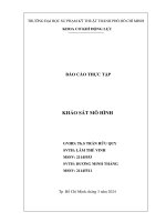 Báo cáo thực tập khảo sát mô hình  khảo sát mô hình điện thân xe chevrolet cruize