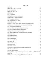 Khóa luận tốt nghiệp cải thiện digital marketing tại công ty tnhh nội thất quyền anh”