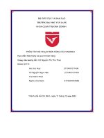 Phân tích kế hoạch bán hàng của vinamilk