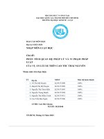 Phân tích quan hệ pháp lý và vi phạm phápluậtcủa vụ án lùi xe trên cao tốc thái nguyên