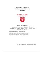 Tiểu luận module 3 – sử dụng văn bản tìm hiểu về thành phố đà lạt và những nét đẹp vốn có của nó