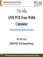 Tìm hiểu ansi pcb trace width calculator