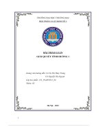 Bài thảo luận giải quyết tình huống 1