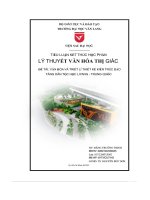 Tiểu luận kết thúc học phần lý thuyết văn hóa thị giác đề tài văn hóa và triết lí thiết kế kiến trúc bảo tàng dân tộc học liyang   trung quốc