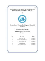 Economics of money, banking and financialmarketsfinancial crisis