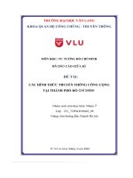 Các hình thức truyền thông công cộng tại thành phố hồ chí minh