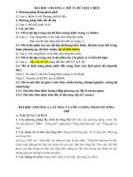 Tổng hợp lí thuyết và bài tập tkkdkt