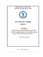 Phân tích các giai đoạn hình thành và phát triển tthcm và luận giải những vấn đề đánh dấu sự chuyển biến về chất trong tư tưởng của người