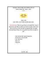 Phân tích quan điểm của chủ nghĩa mác  lênin về tính tất yếu và đặc điểm của thời kỳ quá độ lên chủ nghĩa xã hội từ đó liên hệ vấn đề này ở việt nam