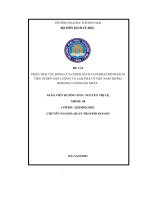 Phân tích tác động của chính sách tài khóa chính sách tiền tệ đến sản lượng và lạm phát ở việt nam trong khoảng 5 năm gần nhất