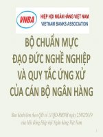 Đạo đức nghề nghiệp và qui tắc ứng xử