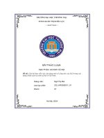 Bài thảo luận asxh nhóm