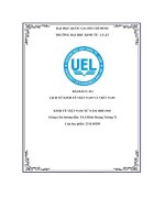 Bài báo cáolịch sử kinh tế việt nam và việt nam