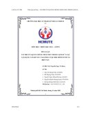 Tiểu luận vai trò của quần chúng nhân dân trong lịch sử và sự vận dụng vấn đề này vào công cuộc đổi mới ở nước ta hiện nay